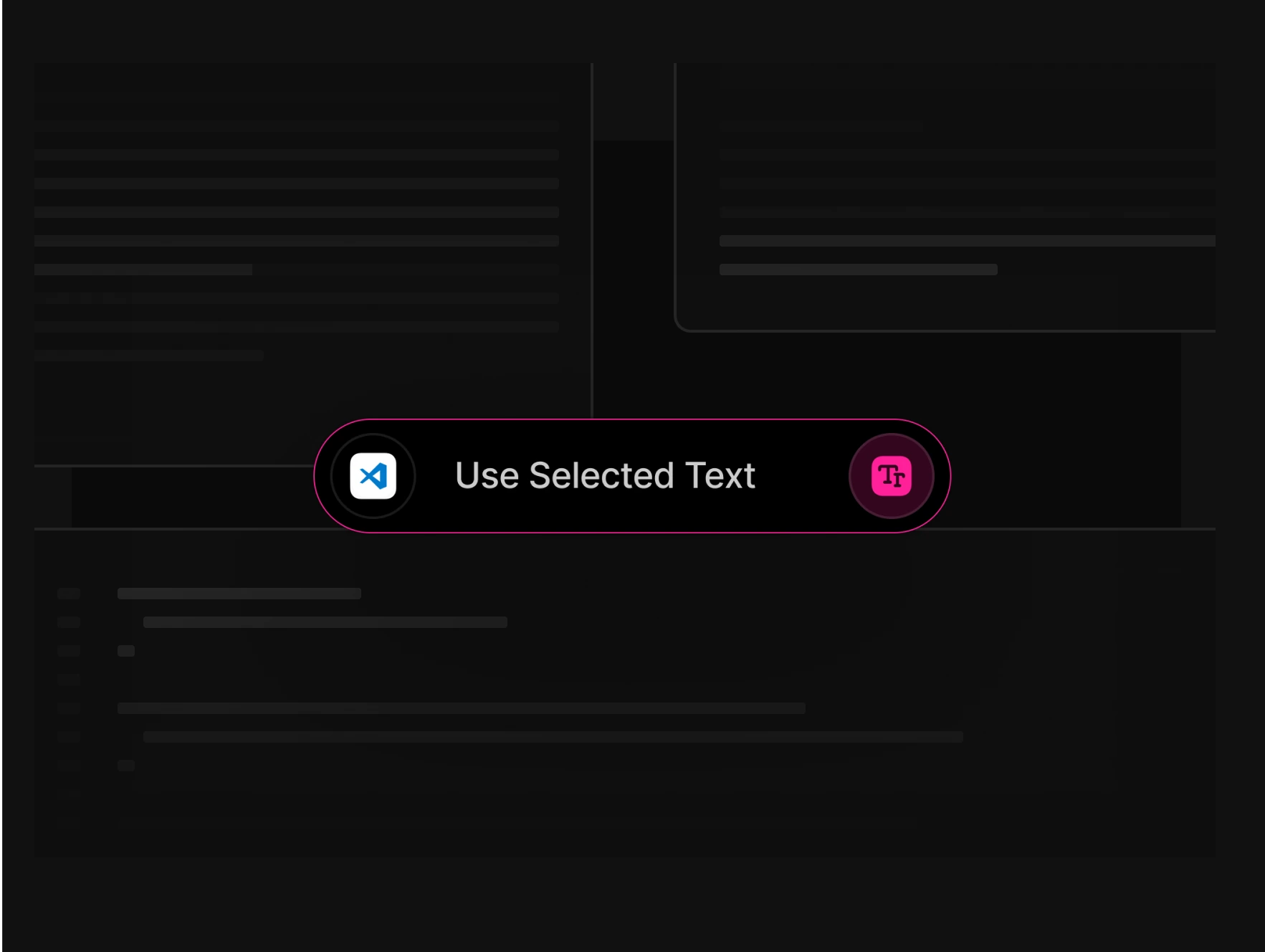 Text interaction preview